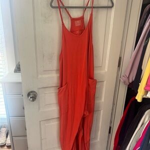Women Free People Movement Coral Hot Shot Onesie Size Extra Small